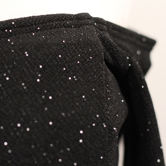 Scott McClintock Petites Black Shimmer Gown - Picture 3 of 15